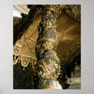 Barley sugar column from the Baldacchino Poster
