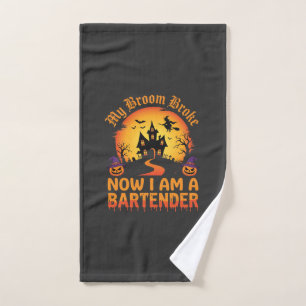 Barman Halloween Maison Hantée Sorcière Citrouille