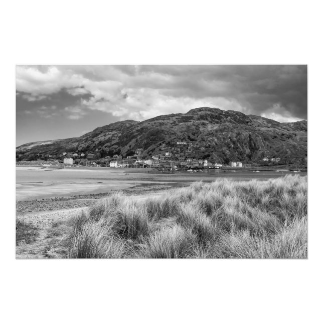Barmouth and Dinas Oleu Landscape Photo Print (Front)