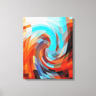 BARN ABSTRACT CANVAS PRINT