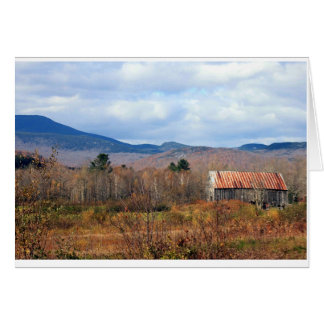Barn and Mountain