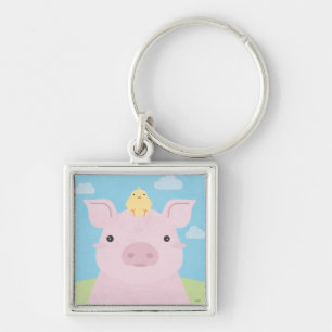 Barn Buddies - Piglet & Chick Keychain
