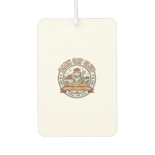 Barn Cat Club Cat Farmer Farm Animal Mashup Cat Vi Air Freshener