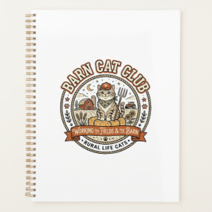 Barn Cat Club Cat Farmer Farm Animal Mashup Cat Vi Planner