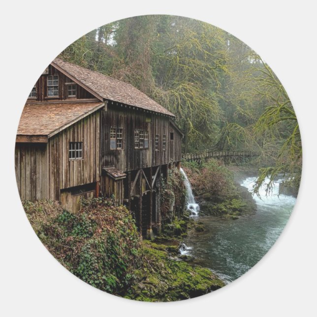 Barn Classic Round Sticker (Front)