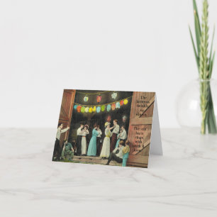 Barn Dance Thank You, Vintage, Retro You Card
