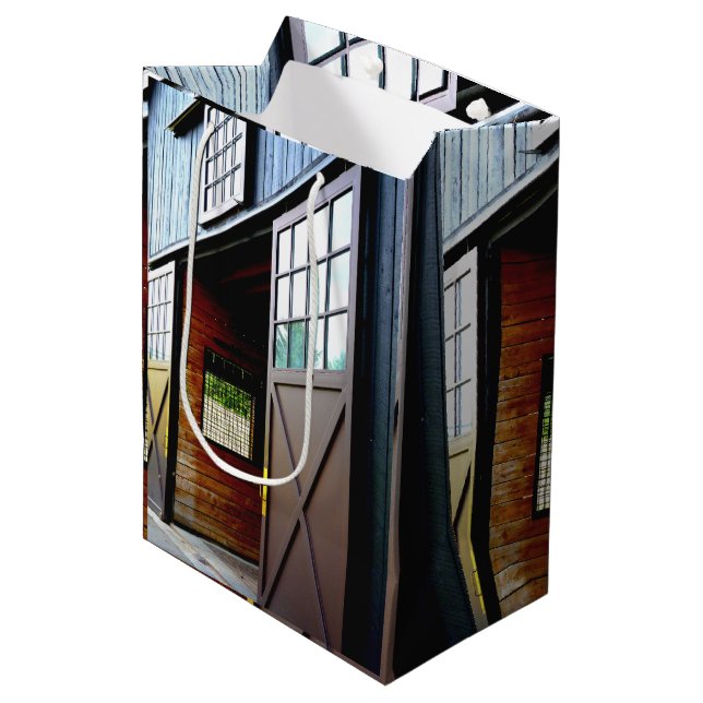 Barn Door Perspective Medium Gift Bag (Front Angled)