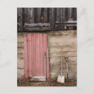 Barn Door Postcard