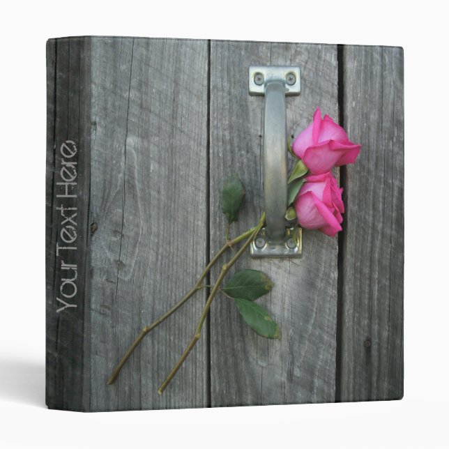 Barn Door Roses Binder (Front/Spine)
