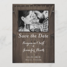 Barn Doors Save the Date