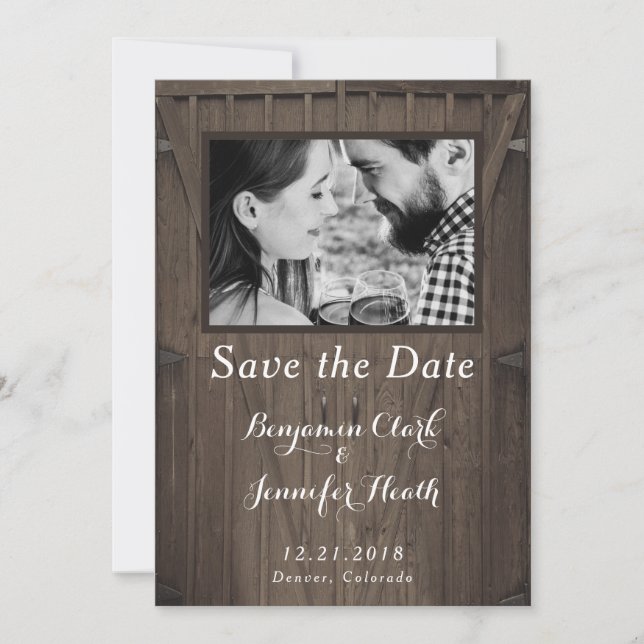 Barn Doors Save the Date (Front)