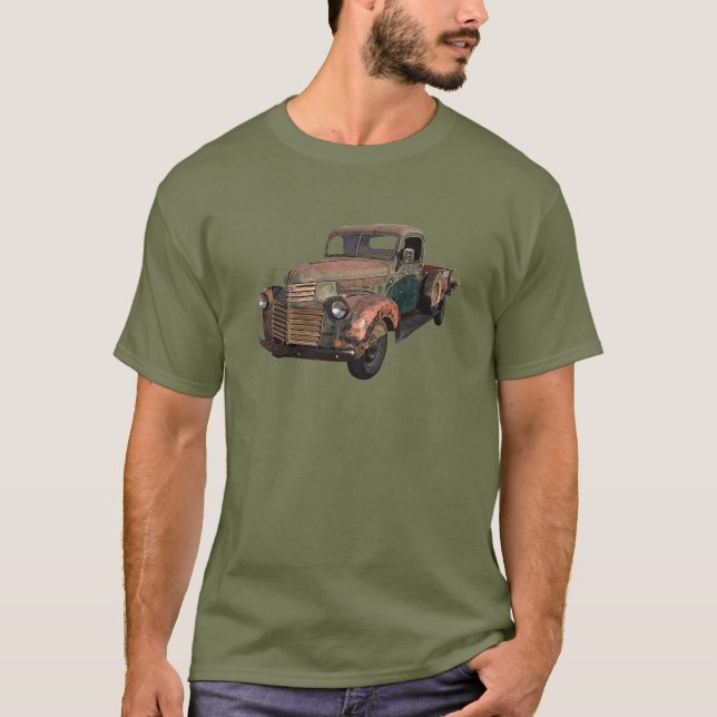 Barn find GMC pickup. T-Shirt (Front)