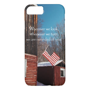 Barn Flag Patriotic Reminders All Around Case-Mate iPhone Case