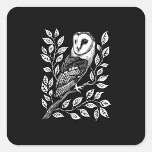 Barn  Goth Witch Goblincore Cottagecore Academia Square Sticker