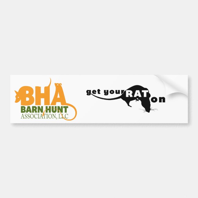 Barn Hunt Association LLC Logo Gear Bumper Sticker (Front)