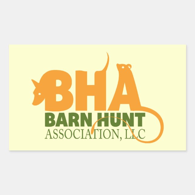 Barn Hunt Association LLC Logo Gear Sticker (Front)