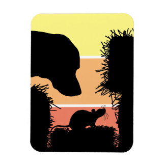 Barn Hunt Greeting Card for Scent Work Sport Dogs Magnet