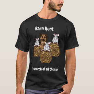 Barn Hunt in search of rats with a German Shepher T-Shirt