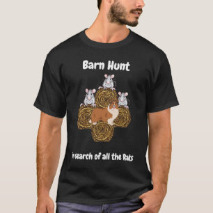 Barn Hunt  in search of rats with Aussie Sheltie T-Shirt