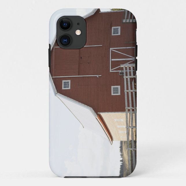 Barn in rural landscape Case-Mate iPhone case (Back)