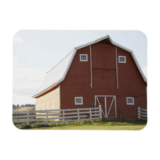 Barn in rural landscape magnet