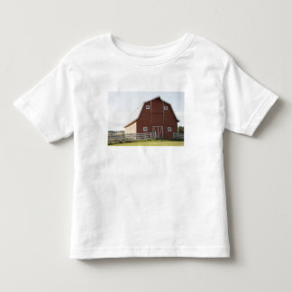 Barn in rural landscape toddler t-shirt