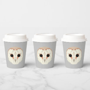 Barn Owl 8oz. Paper Cups