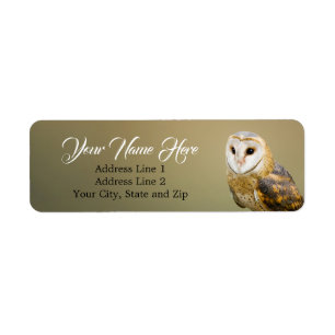 Barn Owl Adresse de retour