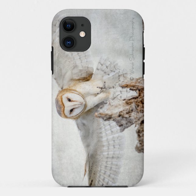 Barn Owl Angel iPhone Case (Back)