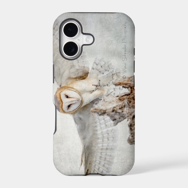 Barn Owl Angel iPhone Case (Back)
