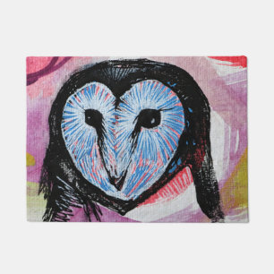 Barn Owl Art                                       Doormat