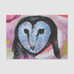 Barn Owl Art Tissue Paper