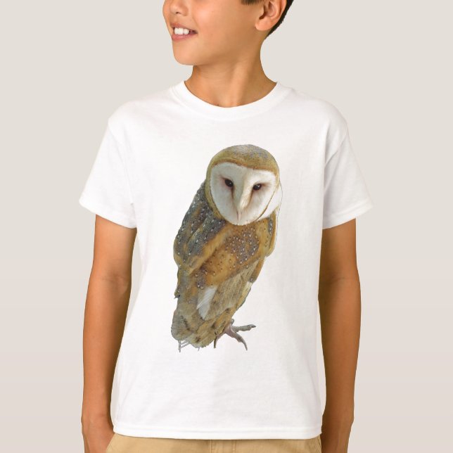 Barn owl child's t-shirt (Front)