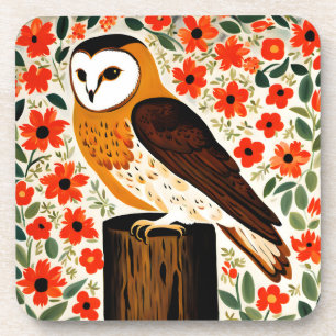 Barn Owl Coaster