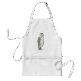 Barn Owl Customizable Standard Apron