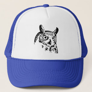 barn owl,cute owl,funny owl,baby owl,snowy owl,owl trucker hat