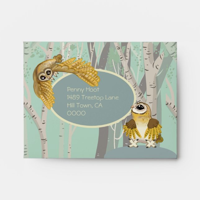 Barn Owl Envelope (Front)
