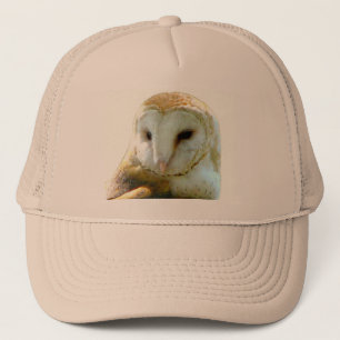 Barn Owl Head Shot Trucker Hat