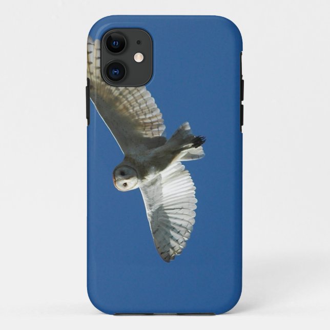 Barn Owl in Daytime Flight Case-Mate iPhone Case (Back)