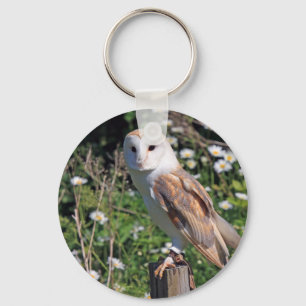 Barn Owl Keychain