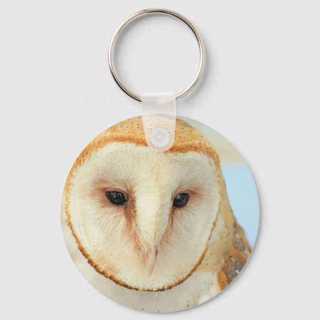Barn owl keychain (Front)