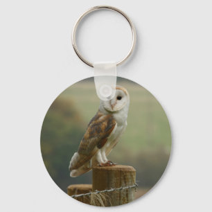 Barn Owl keyring