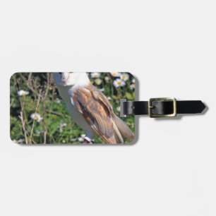 Barn Owl Luggage Tag