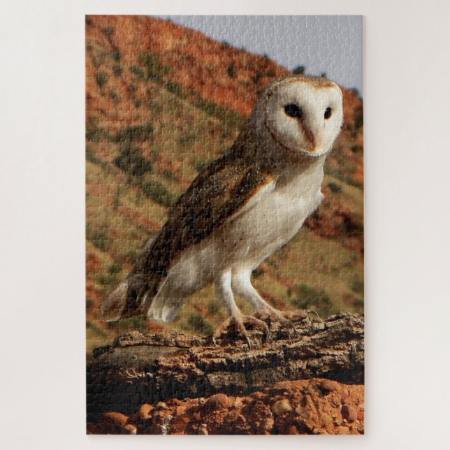 Barn owl, Outback Australia Jigsaw Puzzle (Vertical)