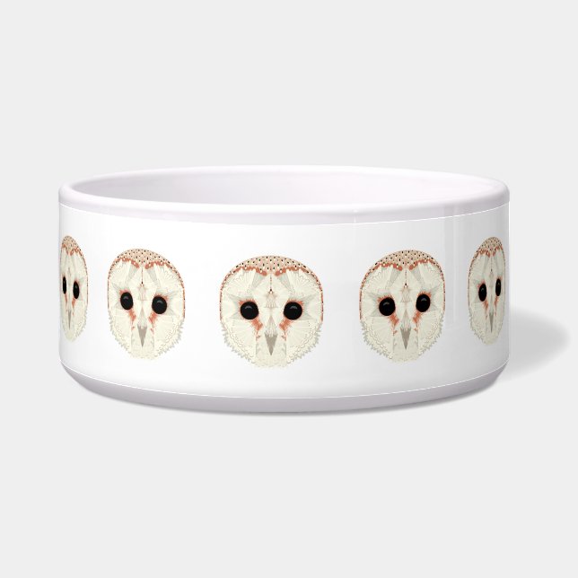 Barn Owl Pet Bowl (Left)