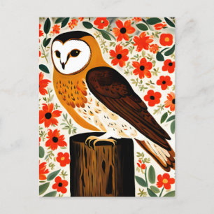 Barn Owl Postcard