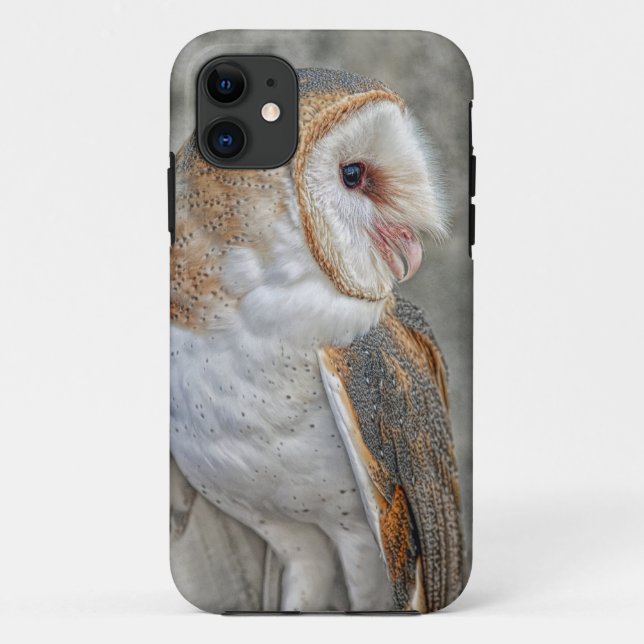 Barn Owl Profile Case-Mate iPhone Case (Back)