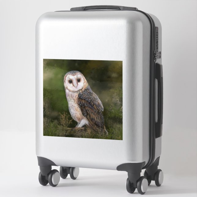Barn Owl Sticker (Suitcase)