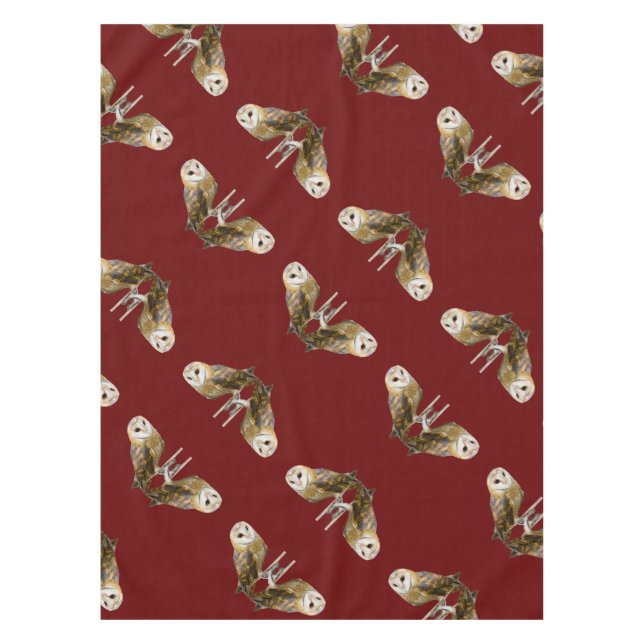 Barn Owl Tablecloth (Front)