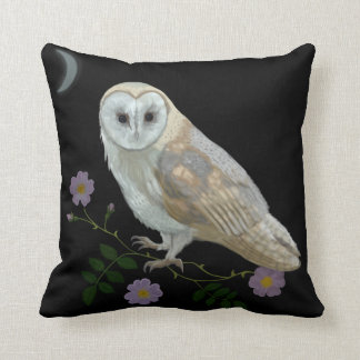Barn Owl Throw Pillow